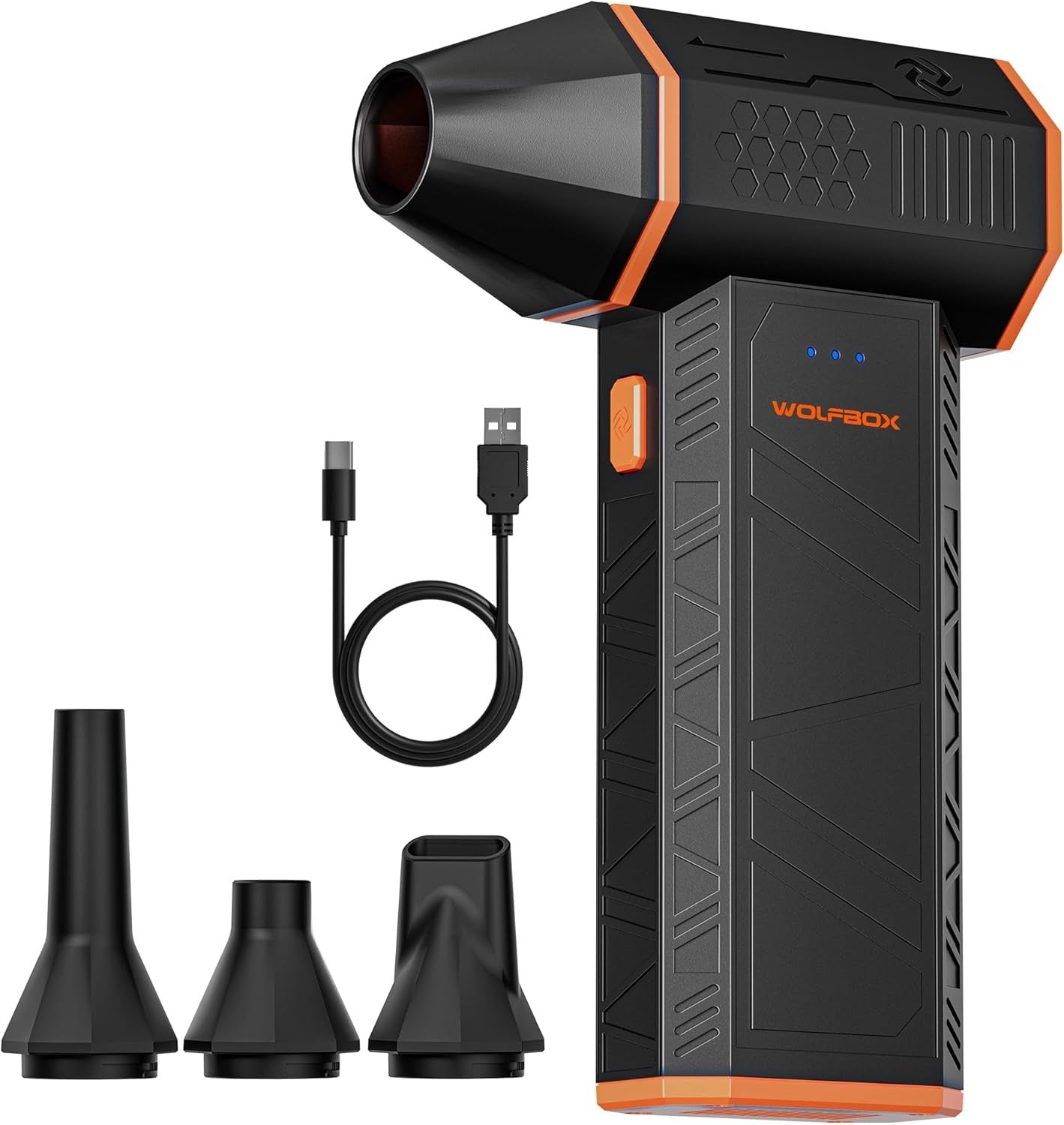 Compressed Air Duster Cordless Electric Mini Blower 110000RPM Fast Charge