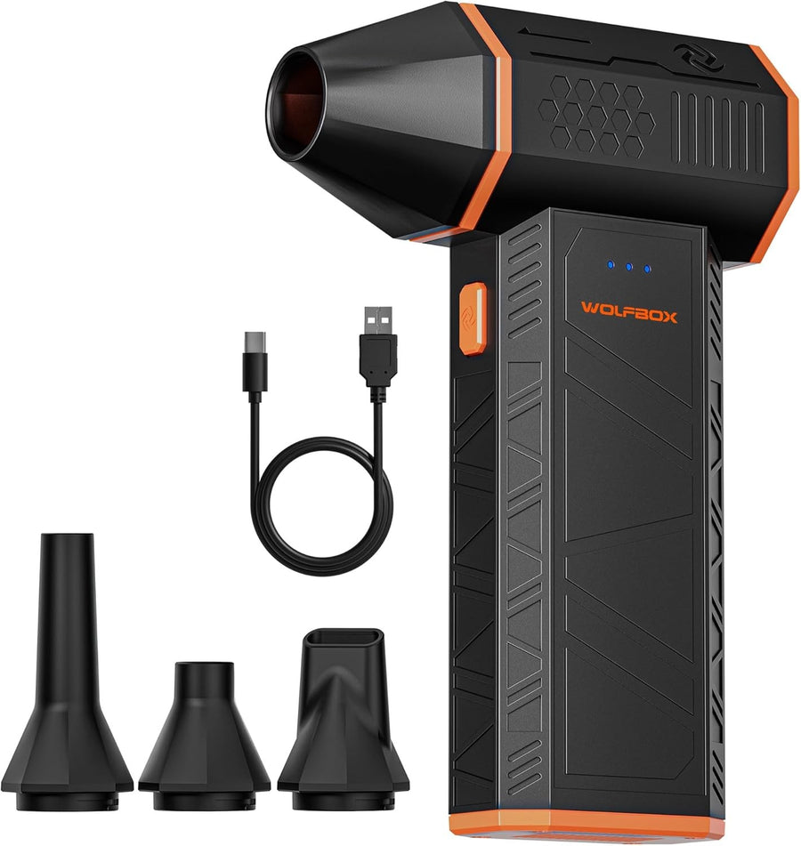 Compressed Air Duster Cordless Electric Mini Blower 110000RPM Fast Charge
