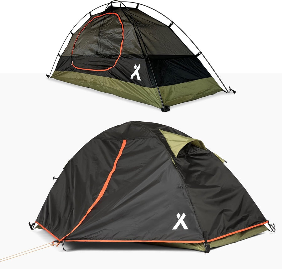1 Person Ultralight Backpacking Tent 3 Season Waterproof Rain Fly