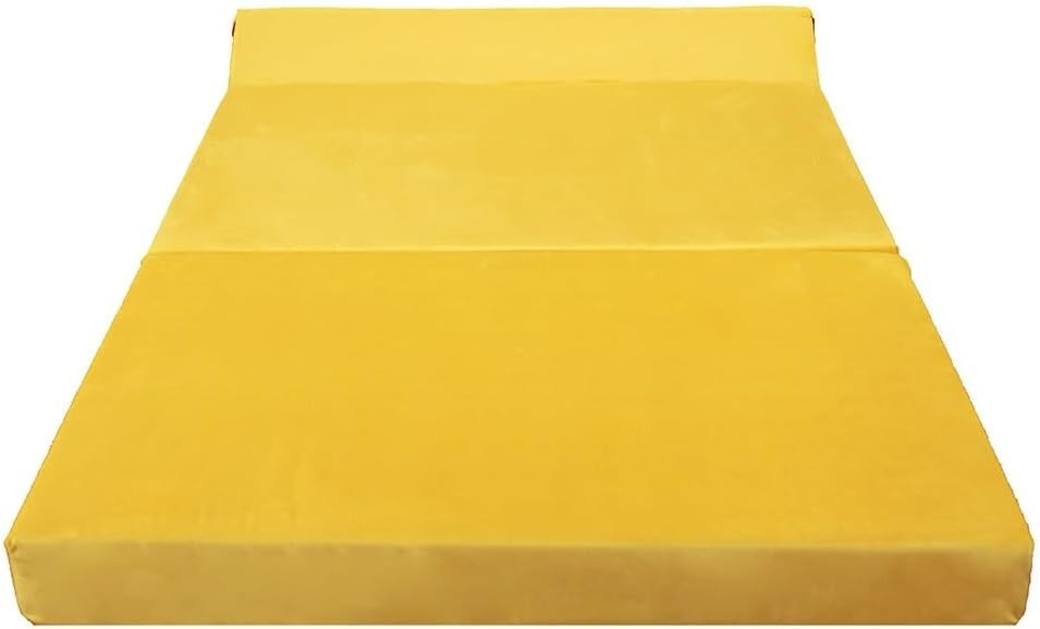 Premium Velvet Fold-Out Sofa Bed | Double Z Bed Mattress | Soft Plush Comfort