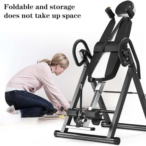 Adjustable Foldable Inversion Table Heavy Duty Back Pain Relief