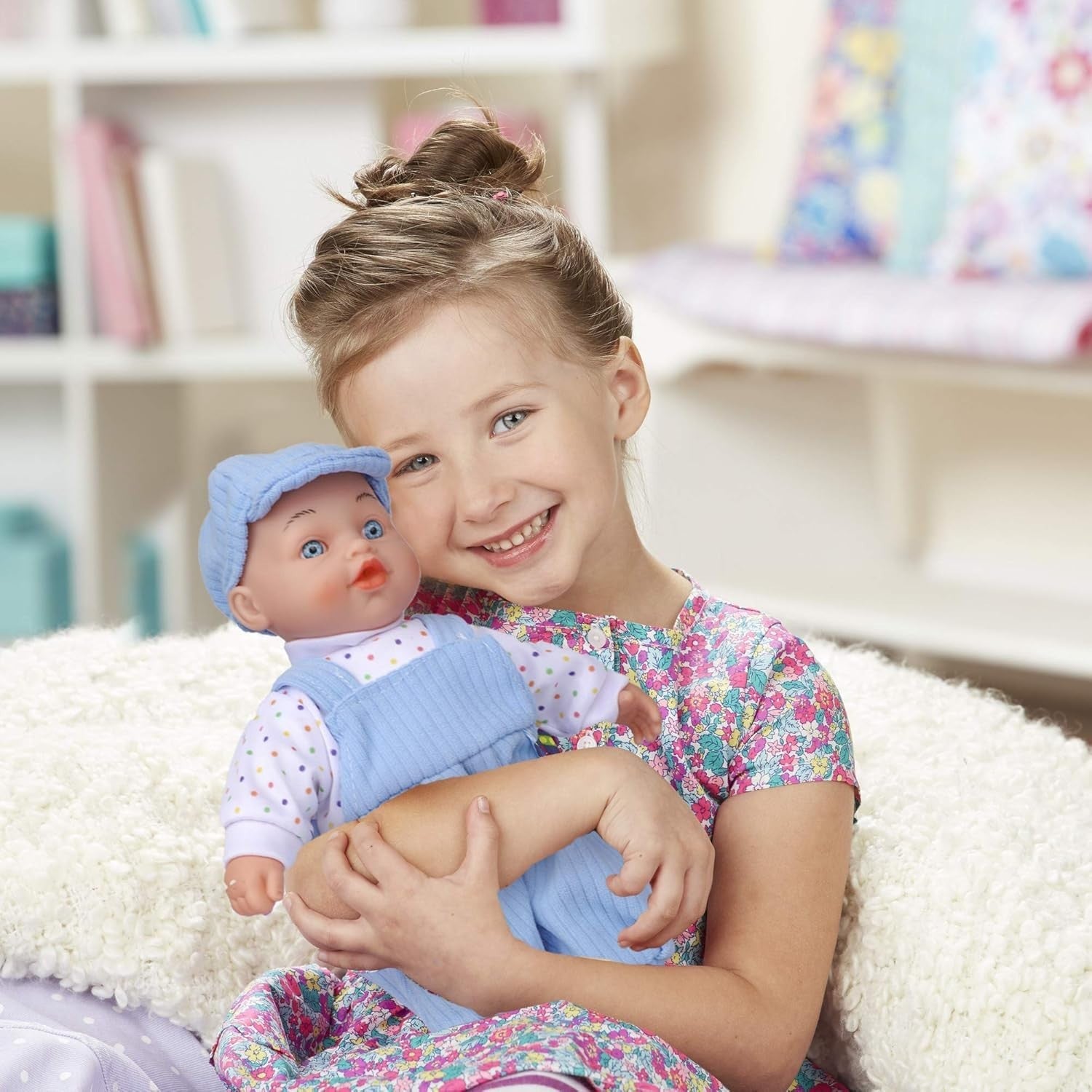 Twin Baby Dolls Set Boy Girl Soft Body Feedable First Dolls