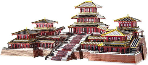 3D Metal Puzzle Model Kit - Scenic Building Craft, 186 Pieces, 12Lx2WxH cm