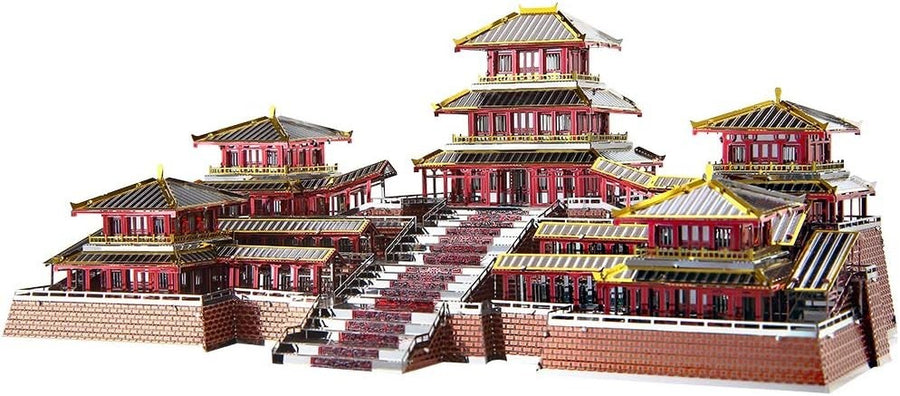 3D Metal Puzzle Model Kit - Scenic Building Craft, 186 Pieces, 12Lx2WxH cm