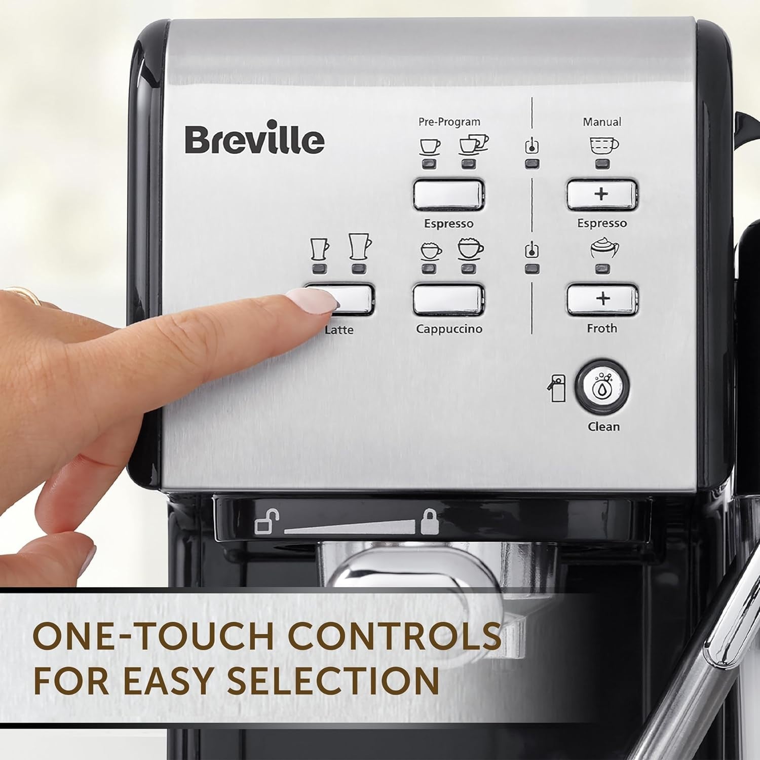 Espresso Coffee Machine | 19 Bar Pump | Automatic Milk Frother