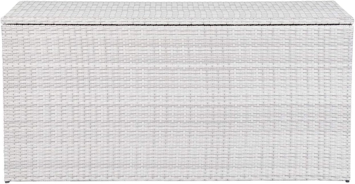 149cm Rattan Garden Storage Box Outdoor Waterproof Patio Cushion Chest