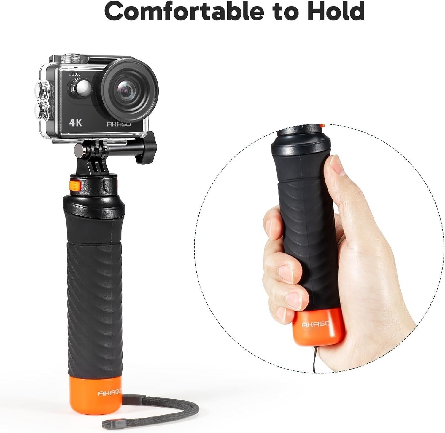 4K Action Camera Waterproof Sports Cam Bundle w/ Floating Grip Kit