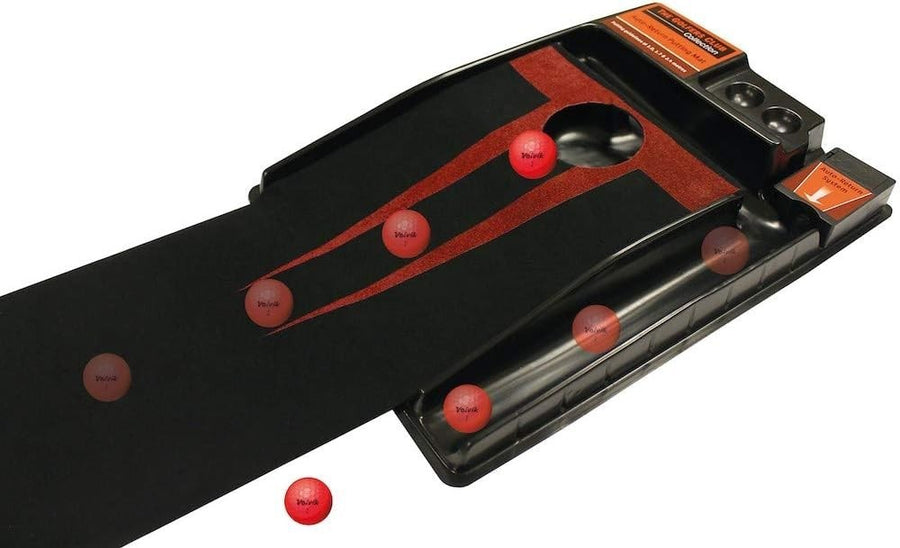 Automatic Return Golf Putting Mat Indoor Practice Trainer w/ Balls
