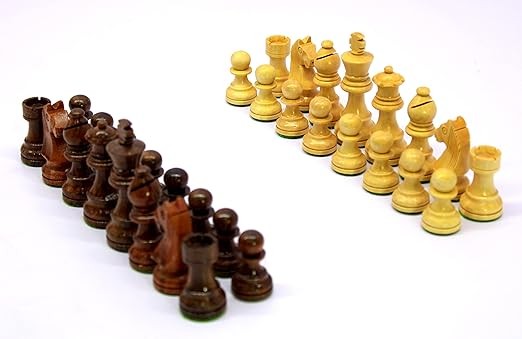Luxury 3.75" Staunton Wooden Chess Pieces – Boxwood Figurine Set Collector