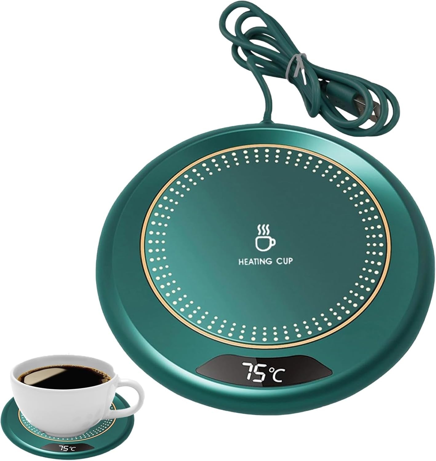 Coffee Mug Warmer 3 Speed Desk Cup Heater Touch Control