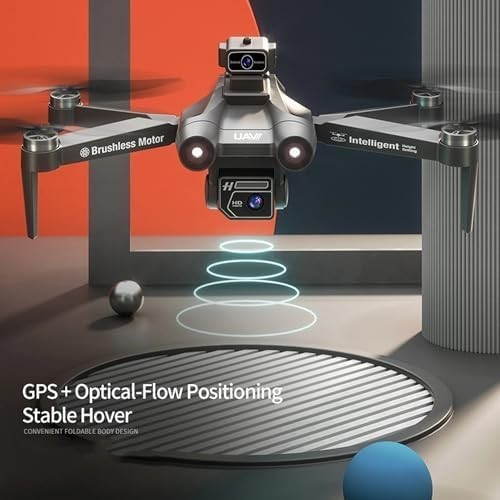 4K HD Drone with LCD Screen GPS Auto Return Obstacle Avoidance Brushless