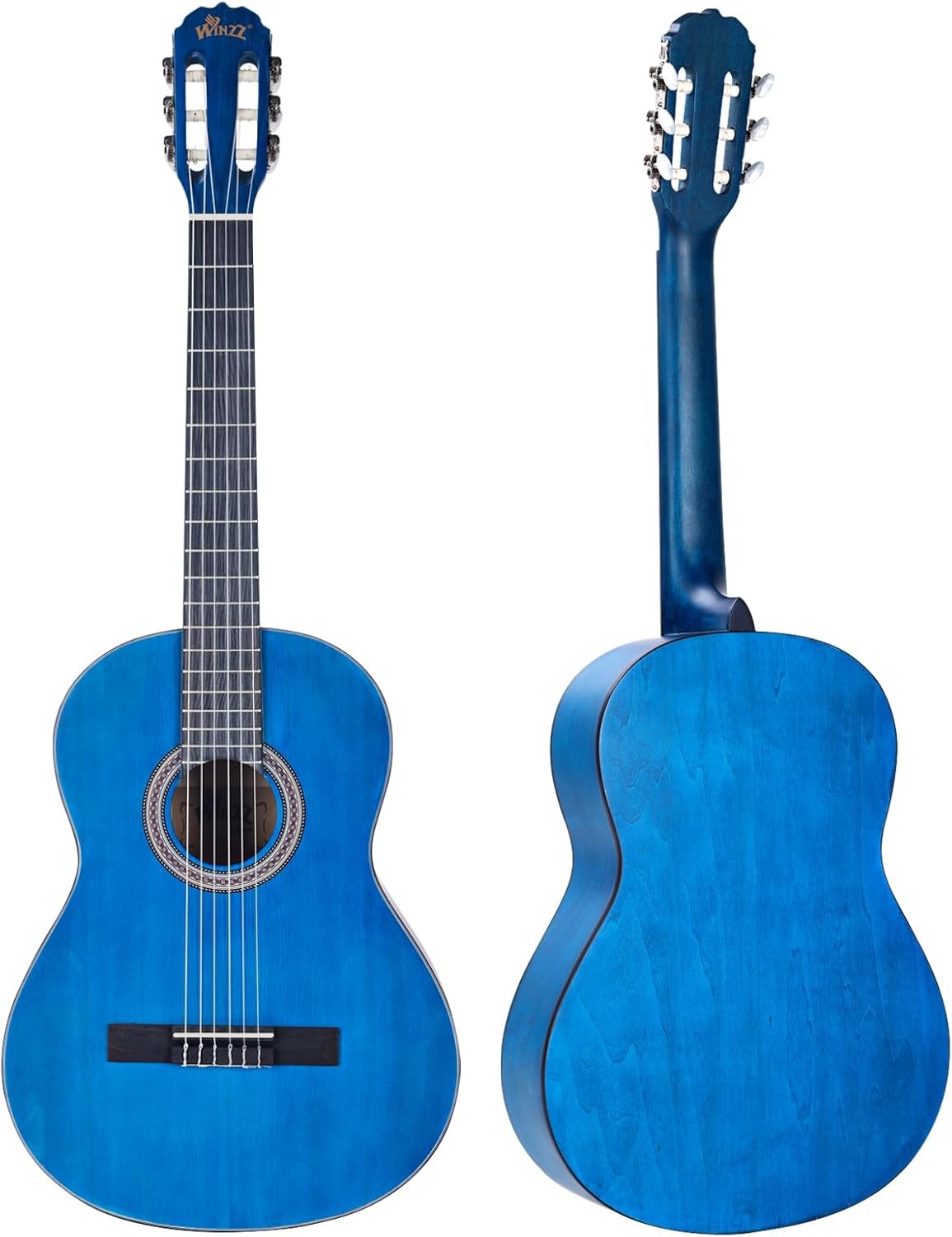 Full Size 4/4 Classical Guitar 39in Starter Kit with Accessories