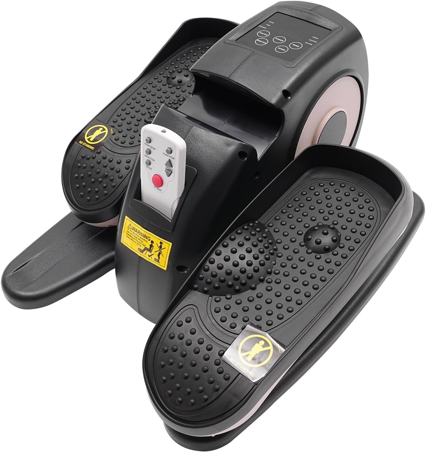 Under Desk Electric Elliptical Leg Exerciser Quiet Remote LCD 5 Speed
