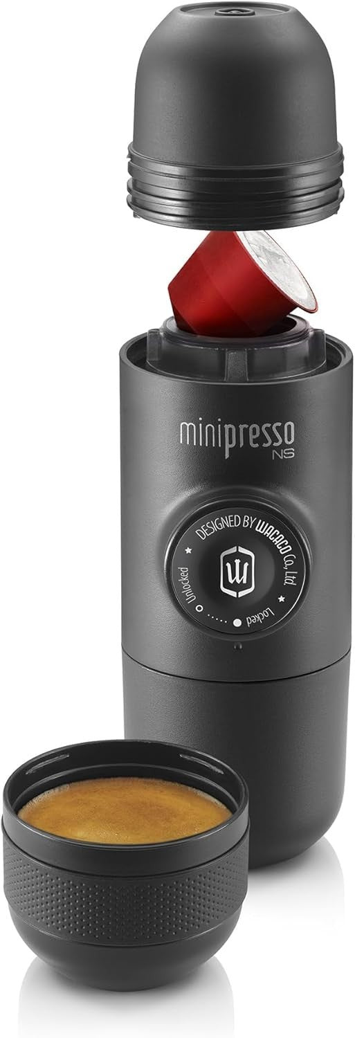 Portable Espresso Maker | Manual Hand-Pump | Travel Coffee Machine | Compatible