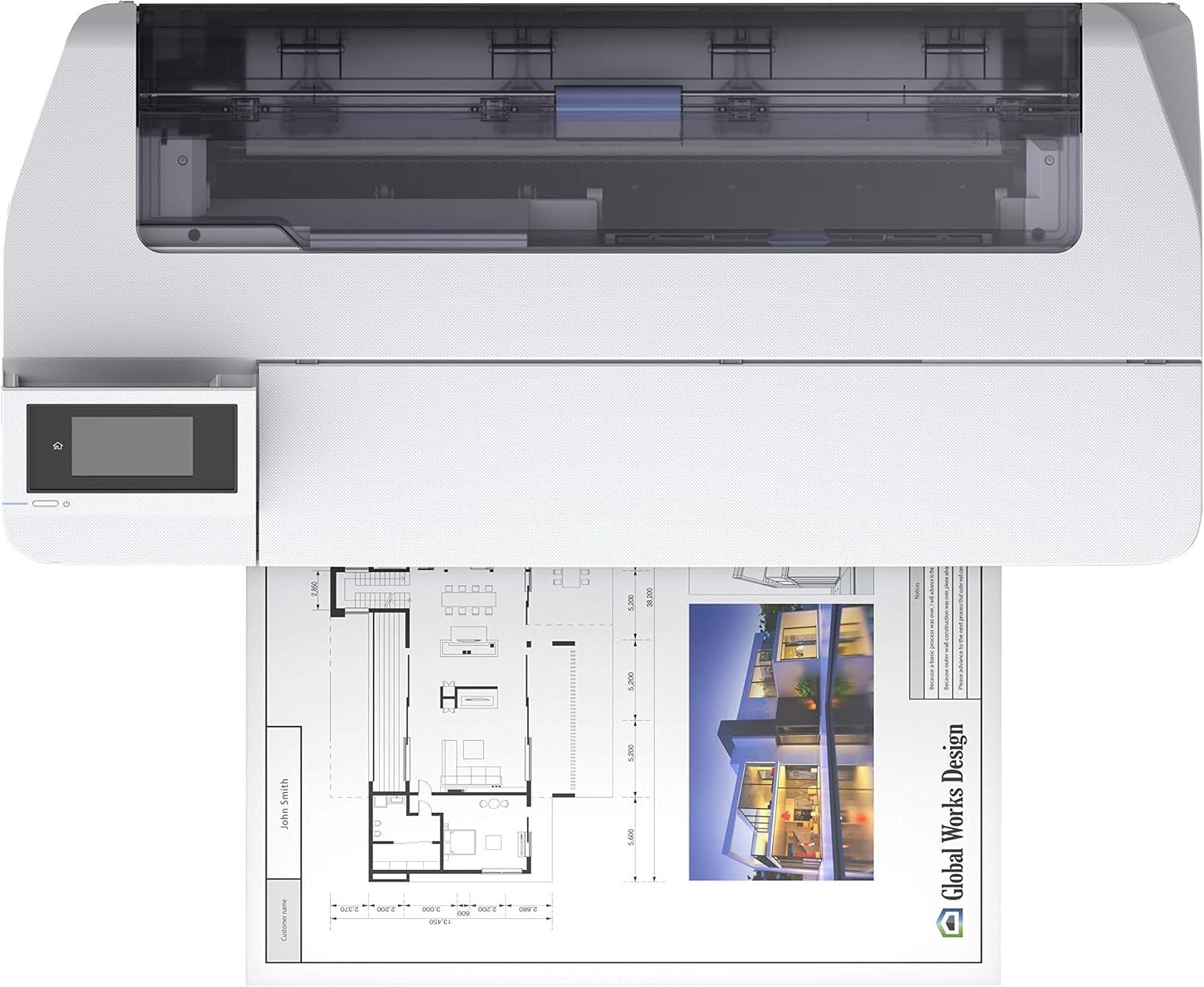 SC-T3100N Wireless Desktop Large Format Printer Colour A1 Printing