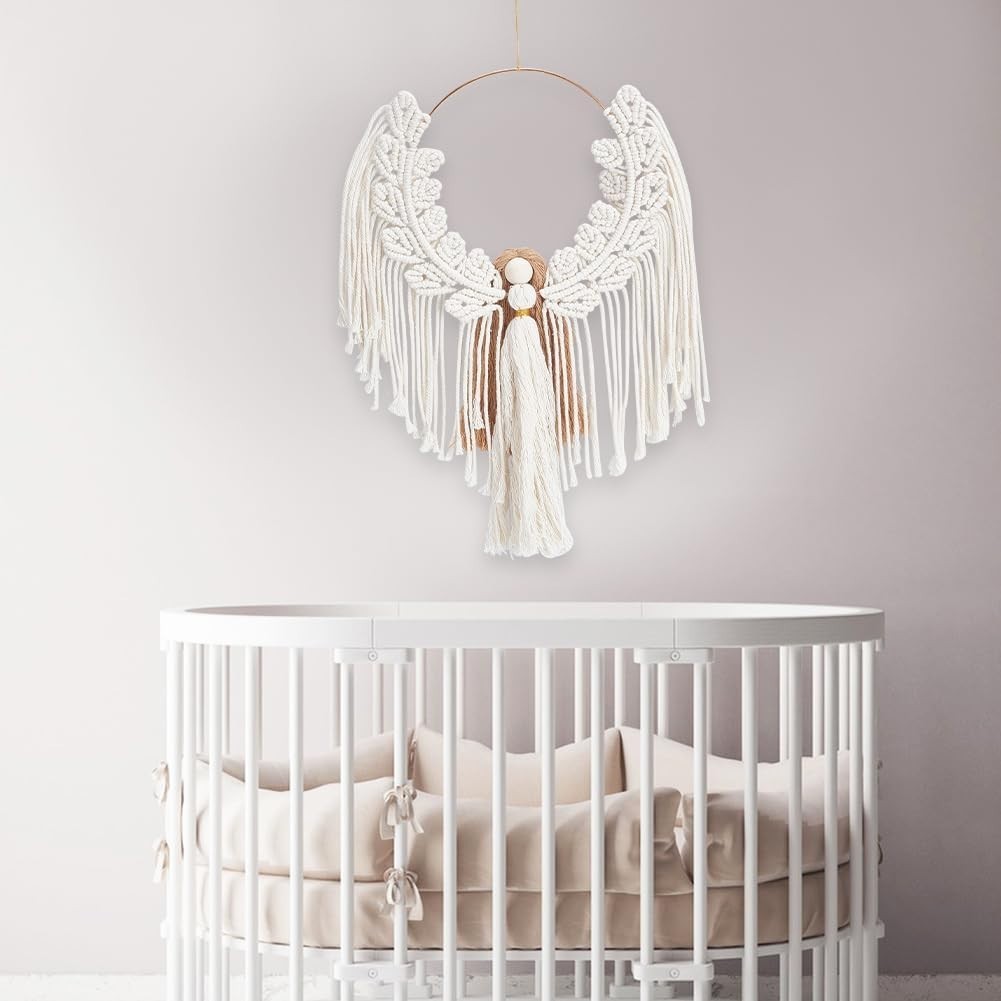 DIY Angel Macrame Kit Boho Wall Hanging Ornament for Beginners