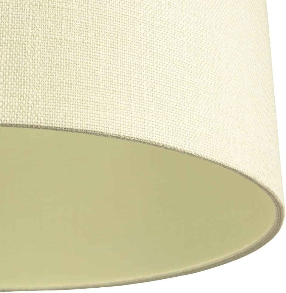 Cream Linen Drum Lampshade 40cm Table Floor Pendant Light Shade