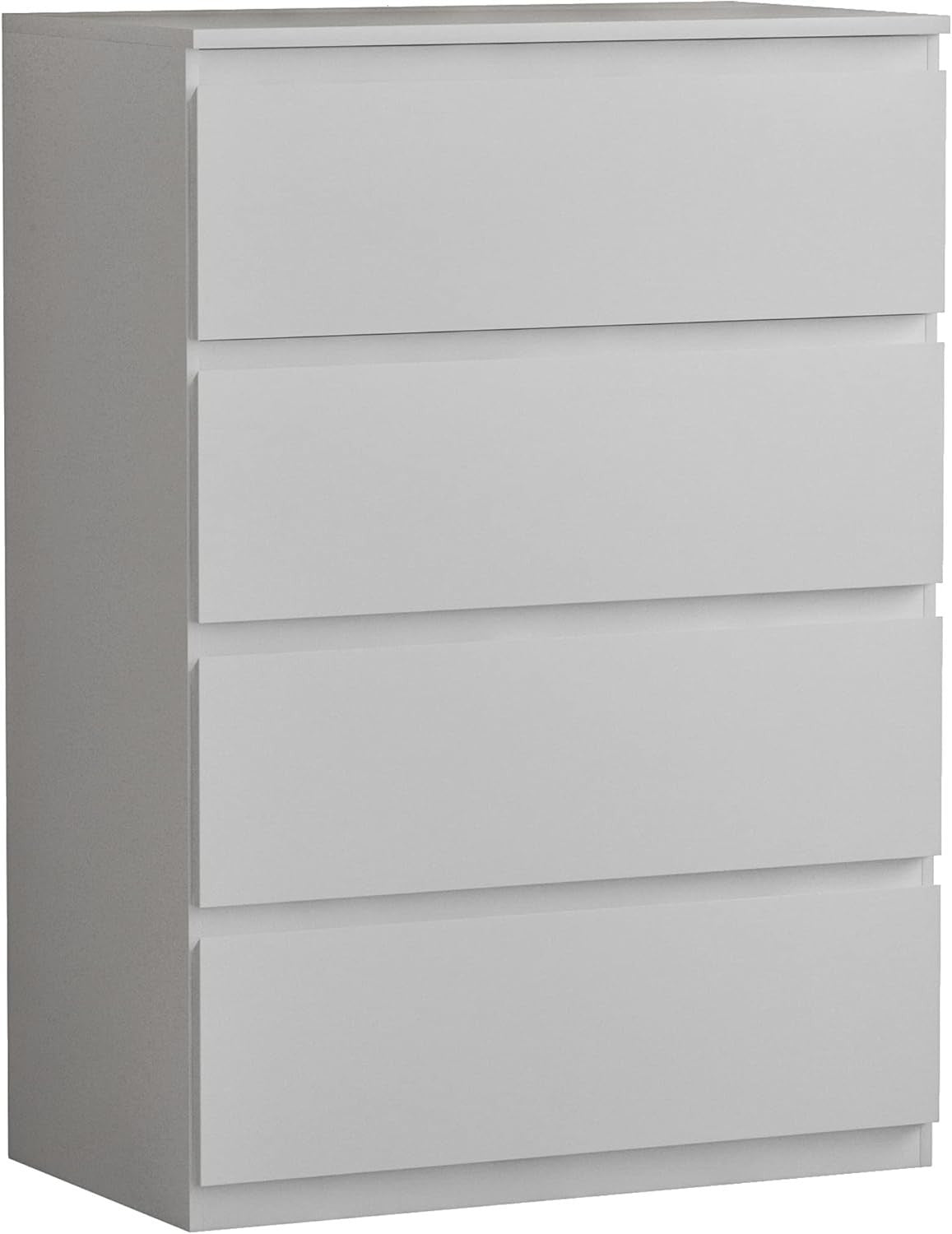 Modern 4-Drawer White Chest Storage Unit – Compact, Durable & Easy Setup