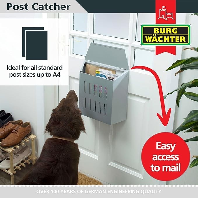 Secure Mail Catcher for Door – Pet Safe, Anti-Fishing, Easy Install, Stylish