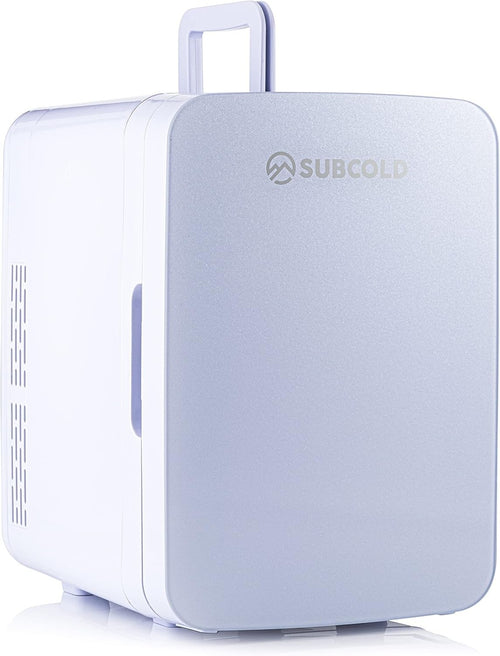 Portable Mini Fridge Cooler & Warmer 10L Compact AC/DC White Free-Standing