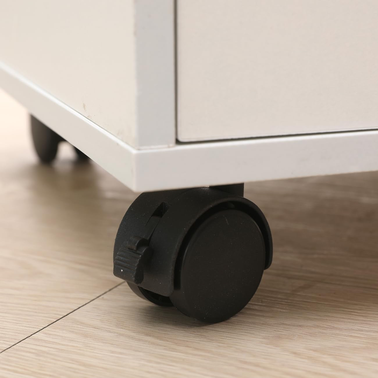 Locking Rolling 3 Drawer File Cabinet Under Desk Printer Stand Storage