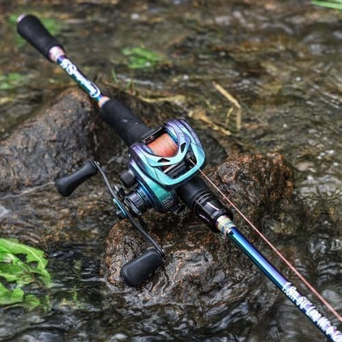 2.1m Lightweight Carbon Fiber Spinning Rod Reel Combo Fishing Kit