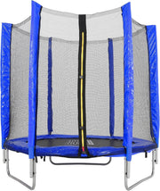 5FT Kids Trampoline with Safety Enclosure Dual Zip Indoor Outdoor Blue