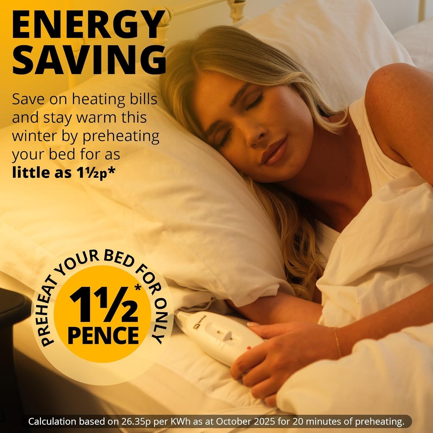 King Electric Underblanket Dual Control Heated Mattress Pad Washable 165x137