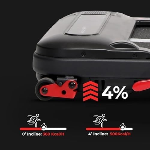 Sport24 Foldable Walking Treadmill 1-12km/h Incline LED Bluetooth