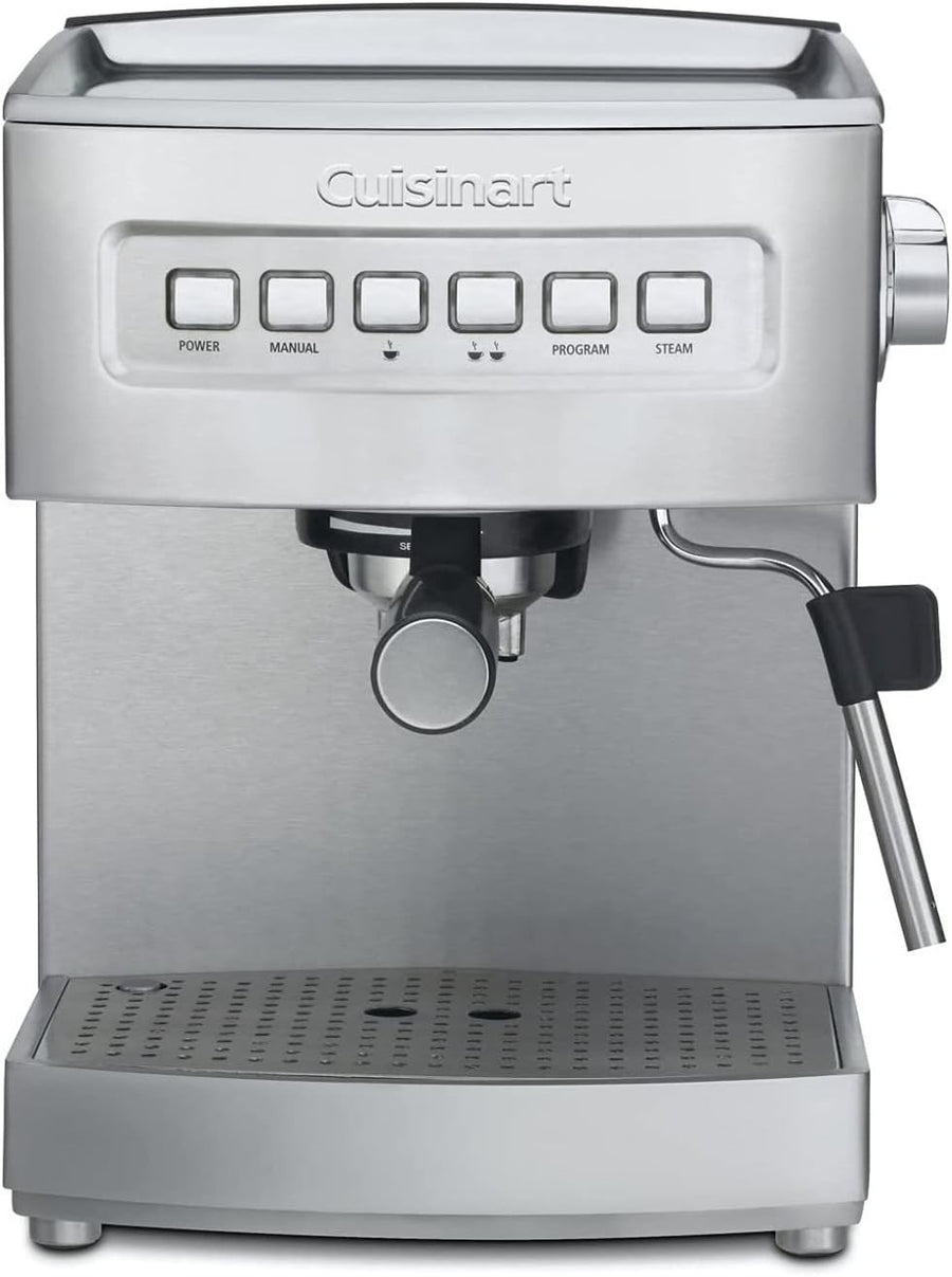 15-Bar Espresso Machine with Milk Frother | Programmable Single & Double Shot