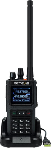 IP67 Waterproof Dual Band Walkie Talkie 5W Long Range Color Screen Radio