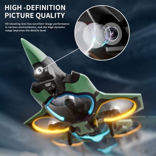 Yellow 4K RC Drone Quadcopter Kids Beginner 54min Flight Camera