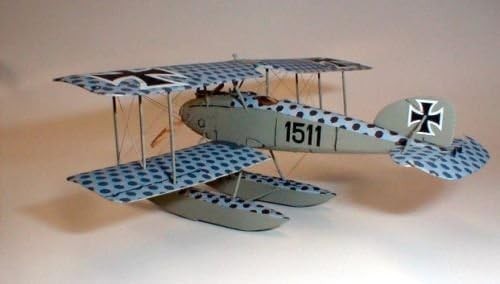 1:72 Albatros W4 WWI Aircraft Model Kit – Unassembled, Detailed Plastic Build