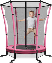 55in Toddler Trampoline Safety Enclosure Anti-Slip Indoor Outdoor