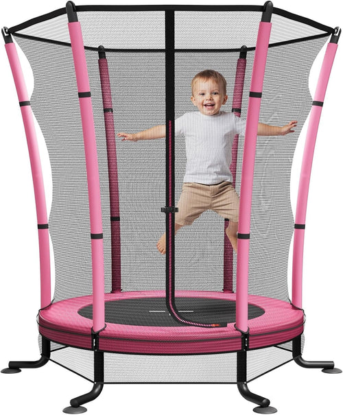 55in Toddler Trampoline Safety Enclosure Anti-Slip Indoor Outdoor