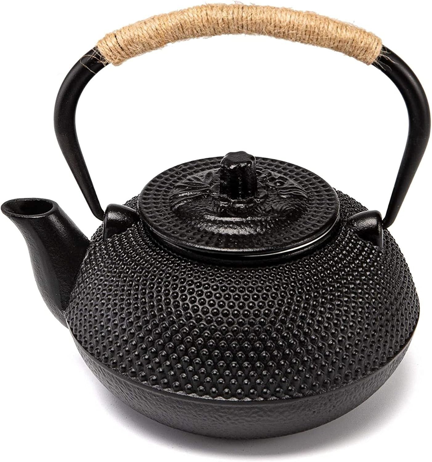 Cast Iron Teapot 900ml Japanese Tetsubin Tea Pot w/ Infuser Black