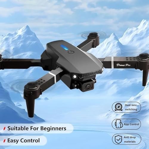 Neel Saanjh GPS Drone E88 Pro 4K Camera Foldable Quadcopter LED
