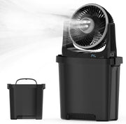 Portable Air Cooler Fan Black – 3in1 Misting 20000mAh Battery 7L Tank 30dB Quiet