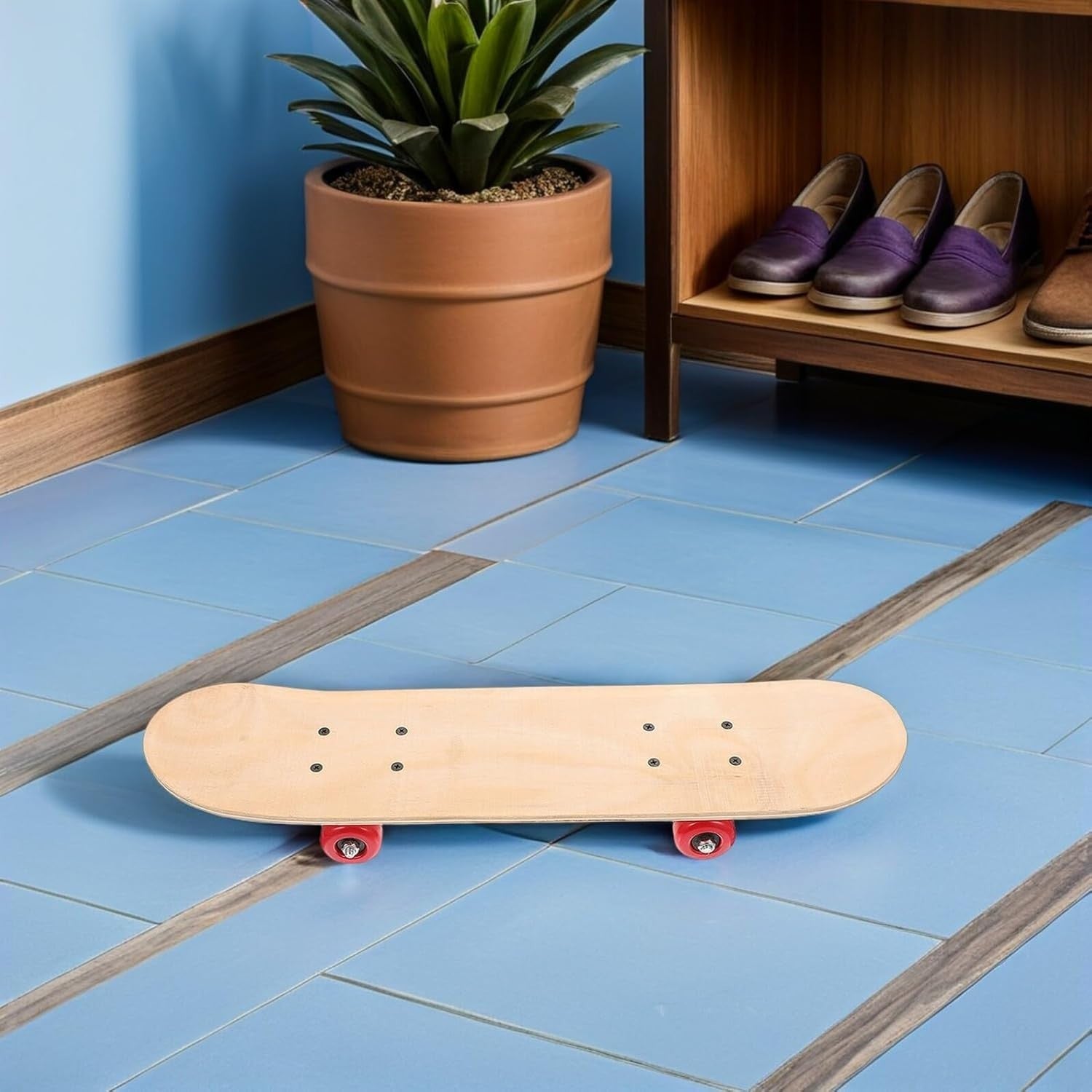Blank Skateboard DIY Painting Double Kickboard Lightweight Creative Gift