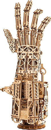 586pc Robotic Hand 3D Wooden Puzzle Mechanical DIY Engineering Model
