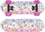 17" Kids Skateboard Light Up Wheels Princess Beginner Board Girls Gift