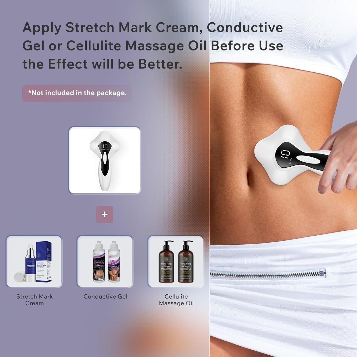 Cellulite Massager Heated Body Sculpting Fat Remover Skin Tightening Tool