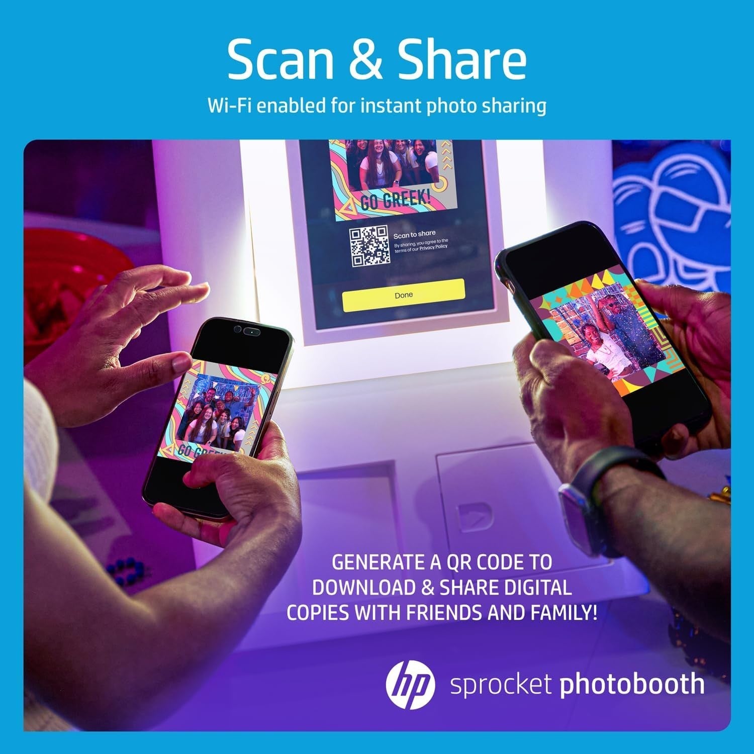 Sprocket Photo Booth Instant Color Printer | Wi-Fi | Starter Bundle