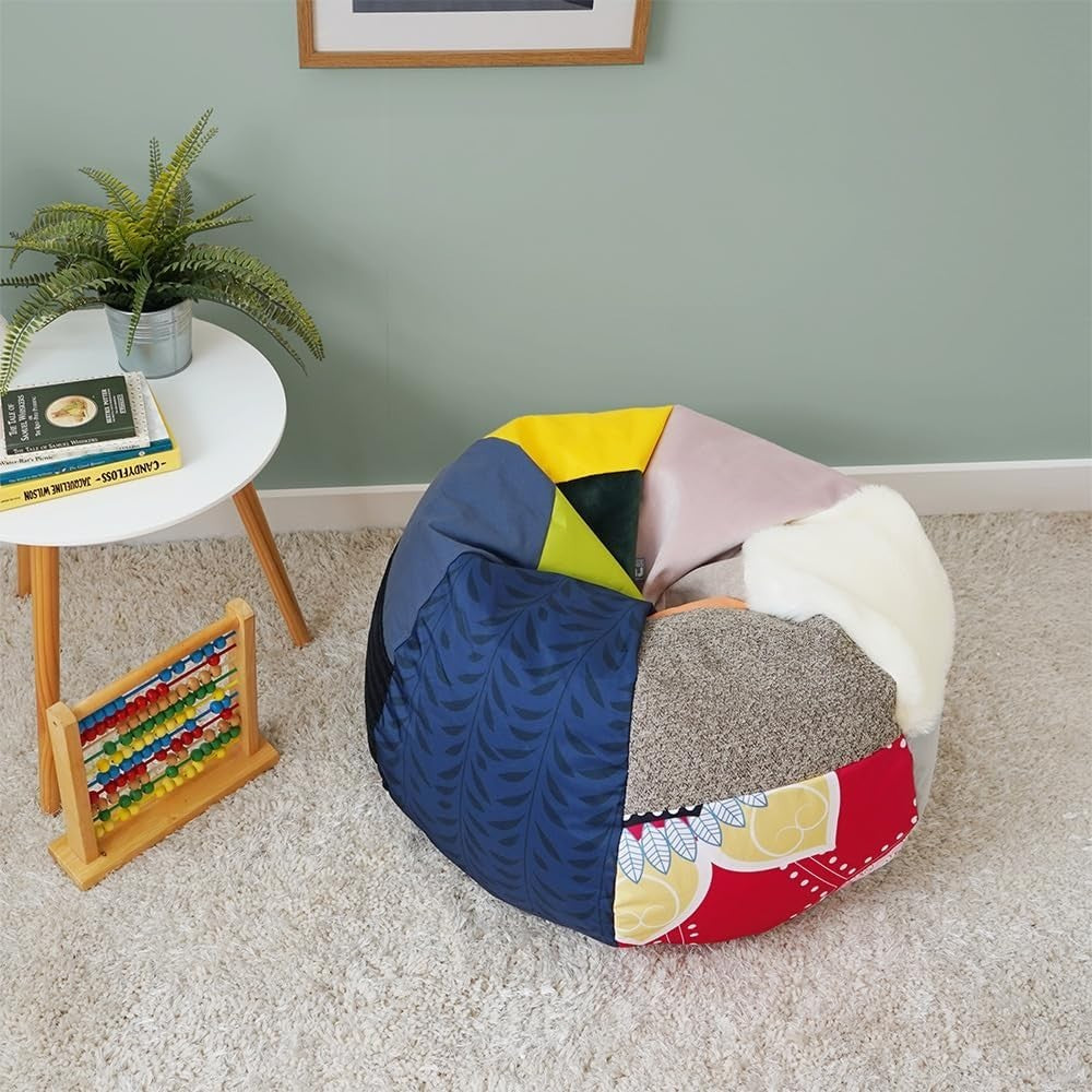 Kids Sensory Bean Bag Chair Soft Indoor Playroom Seat Lightweight Durable
