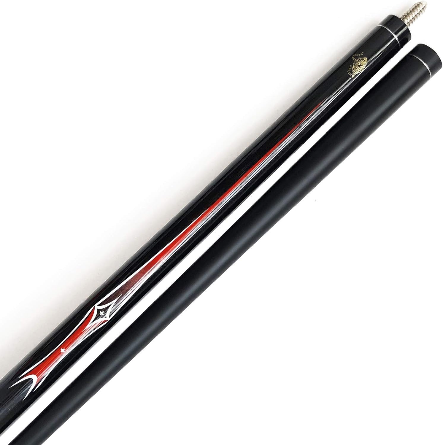 48in Junior Pool Cue Maple Carbon Fiber 13mm Tip 2pc Kids Stick