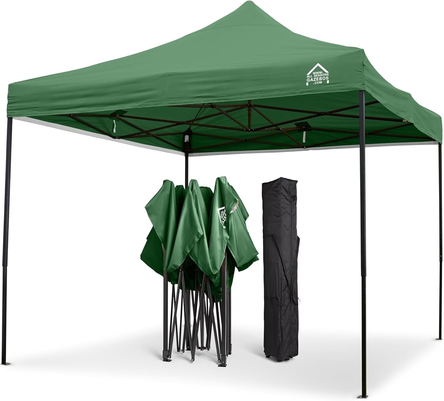 All Seasons 3x3M Pop Up Gazebo, Outdoor Canopy with Wheeled Bag