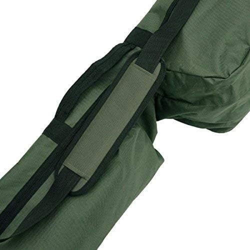 3 Rod Carp Fishing Holdall 12ft Rod Bag & Tackle Carryall Set