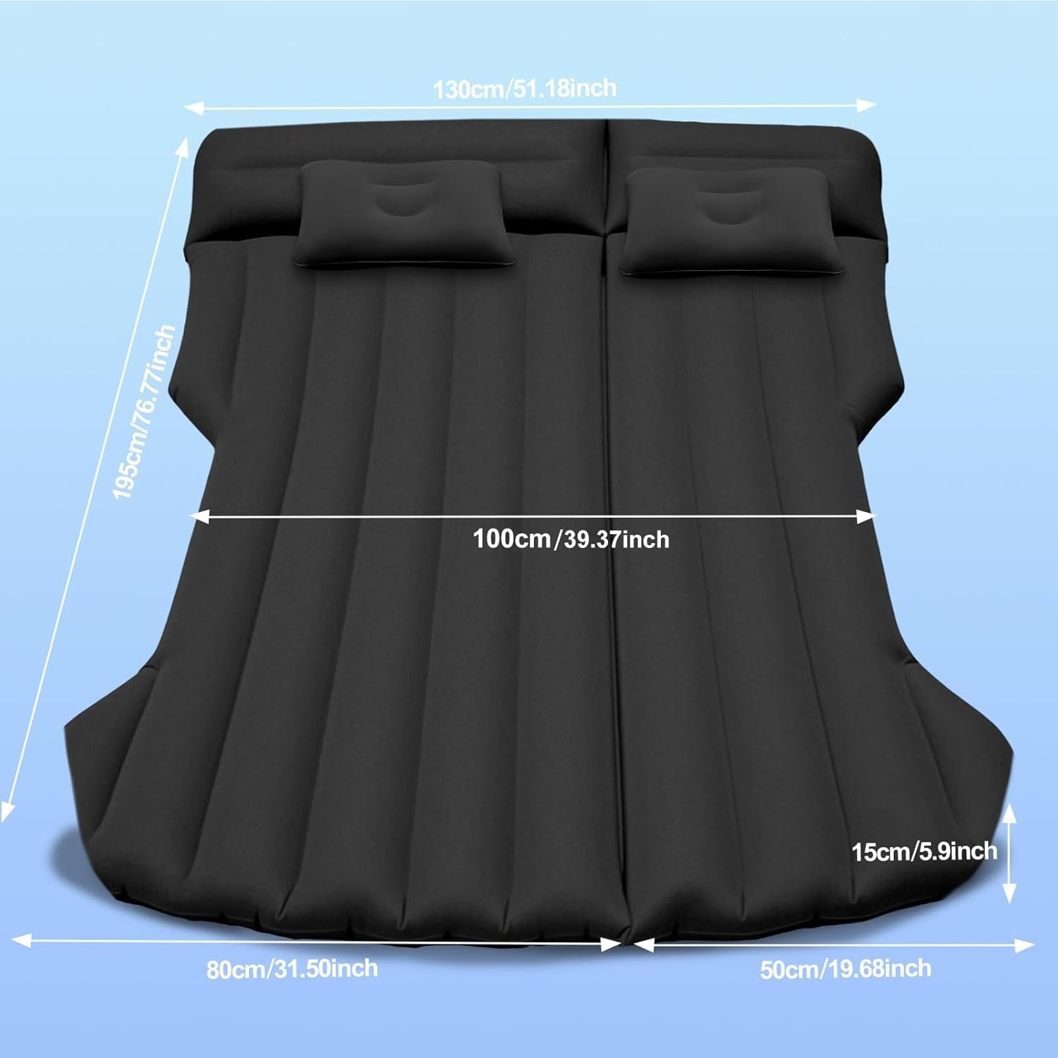 Car Air Mattress for Tesla Model Y SUV RV Inflatable Camping Bed Double