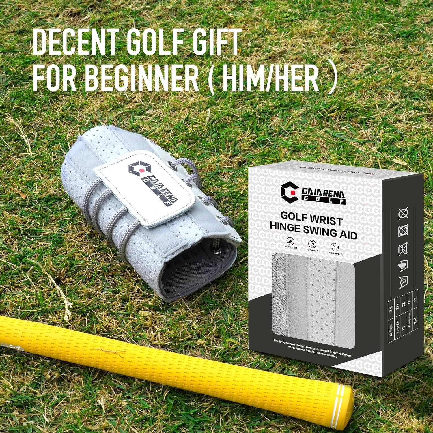 Golf Wrist Brace Swing Trainer Hinge Aid Correct Angle & Tempo