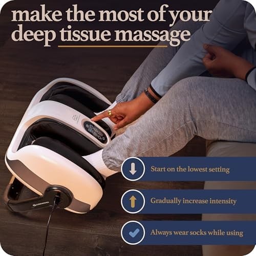 Shiatsu Foot Massager with Heat & Remote Deep Relaxation Pain Relief